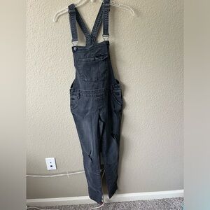 RSO Black denim Overalls